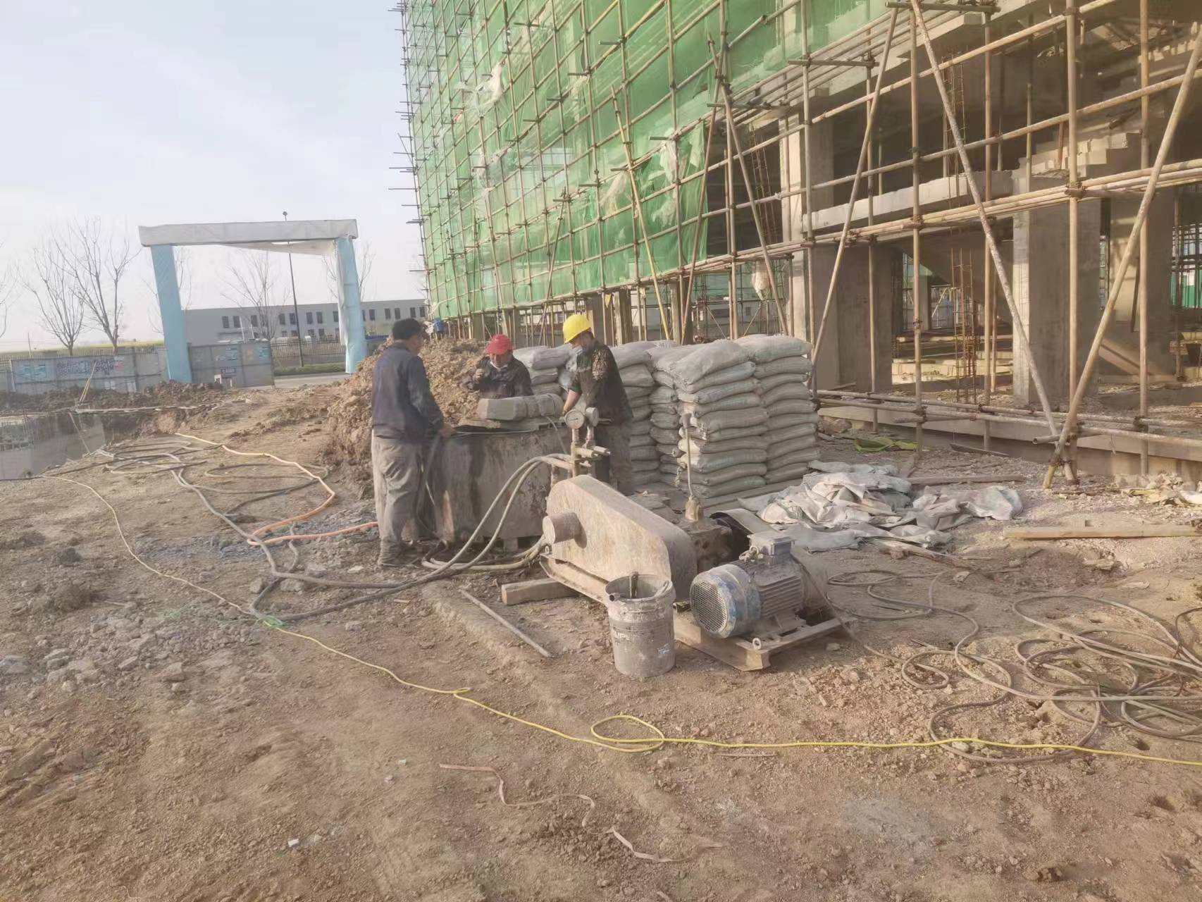 英山别墅下沉注浆